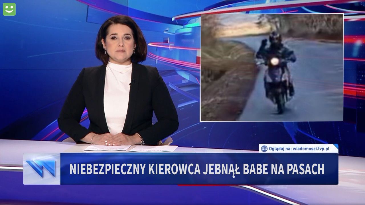 Niebezpieczny kierowca jebnął babe na pasach