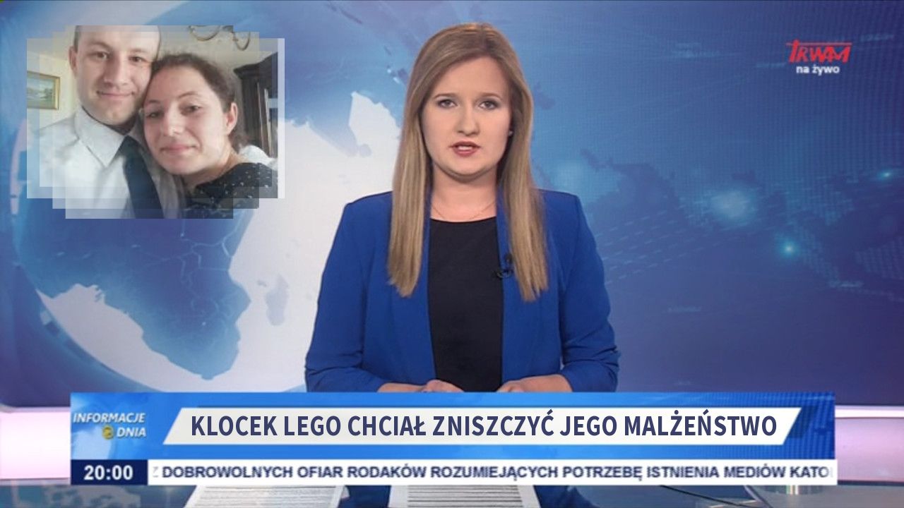 Klocek LEGO chciał zniszczyć jego malżeństwo 