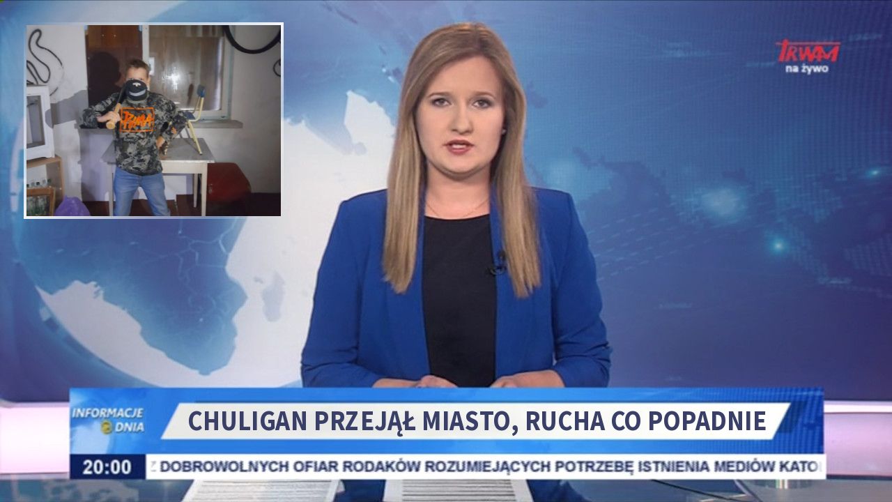 Chuligan Przejął miasto, rucha co popadnie 