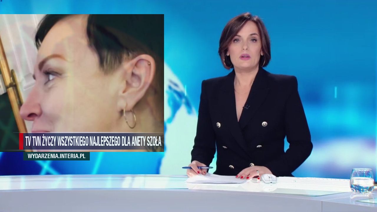 TV TVN życzy wszystkiego najlepszego dla Anety Szoła