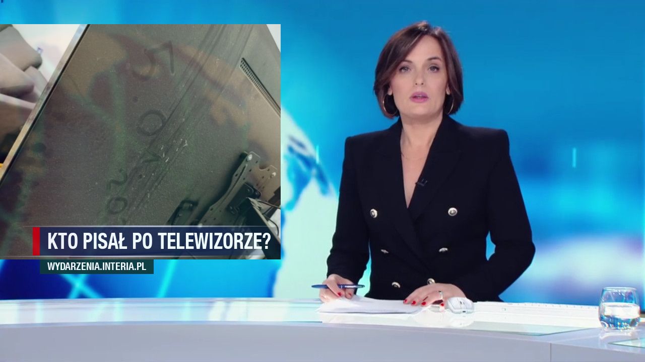 Kto pisał po telewizorze? 