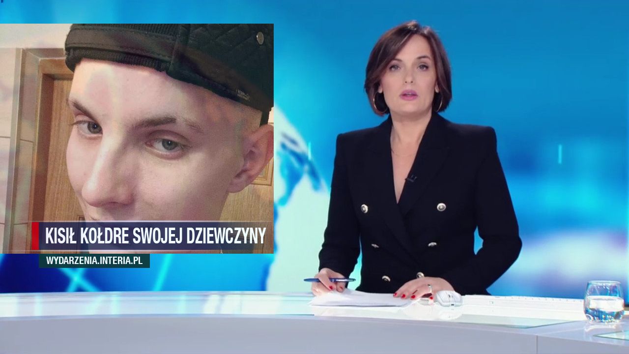 Kisił kołdre swojej dziewczyny 