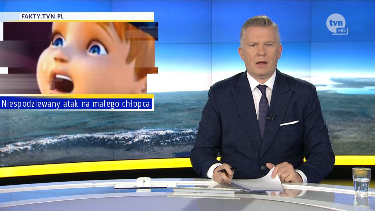 Niespodziewany atak na małego chłopca 