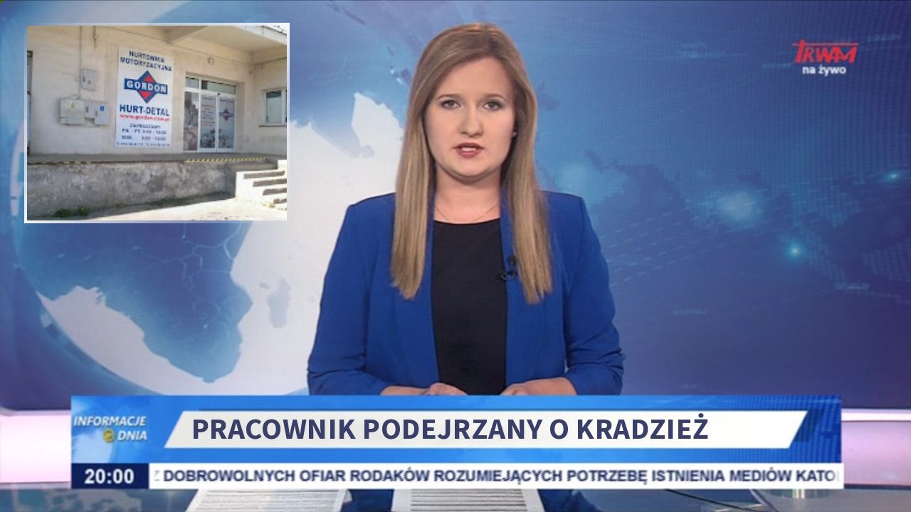 PRACOWNIK PODEJRZANY O KRADZIEŻ