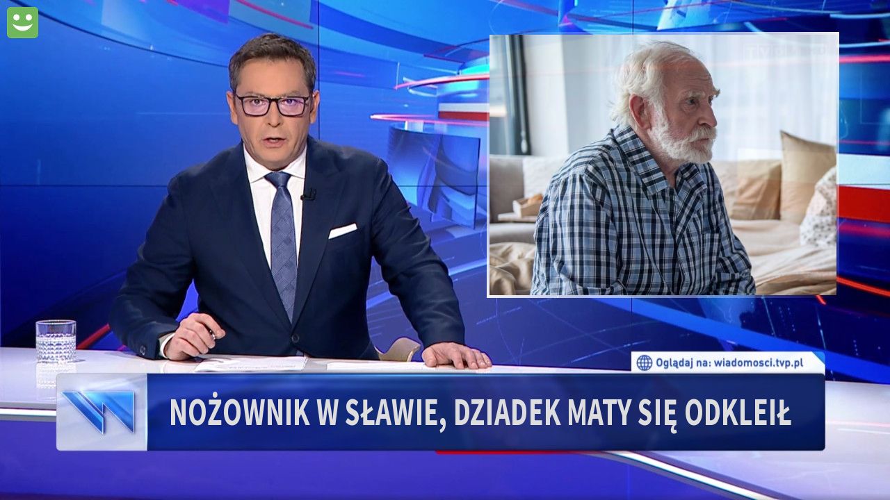 Nożownik w Sławie, dziadek Maty się odkleił