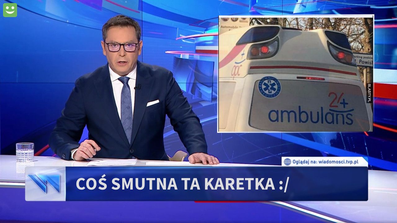 Coś smutna ta karetka :/