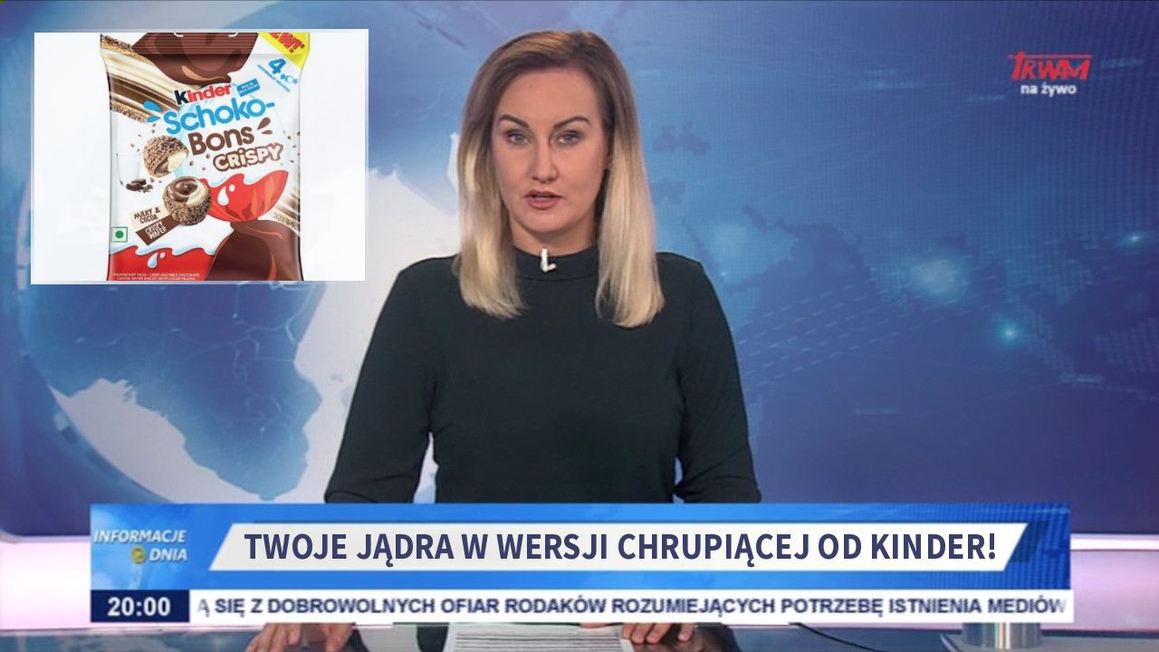 TWOJE JĄDRA W WERSJI CHRUPIĄCEJ OD KINDER!