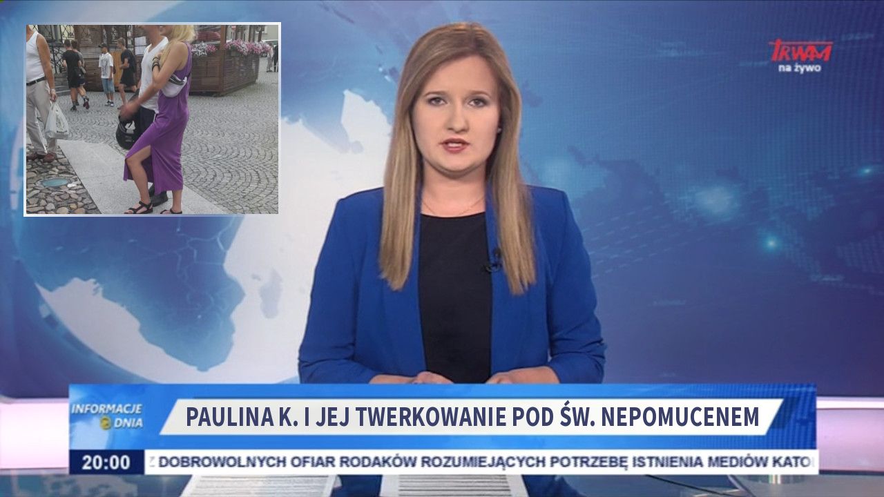 Paulina K. I jej twerkowanie pod św. Nepomucenem