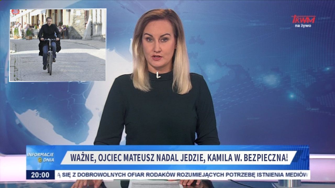 ważne, ojciec mateusz nadal jedzie, kamila w. bezpieczna!