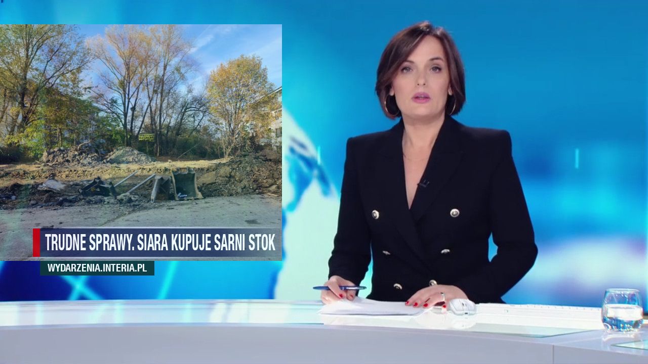 TRUDNE SPRAWY. SIARA KUPUJE SARNI STOK