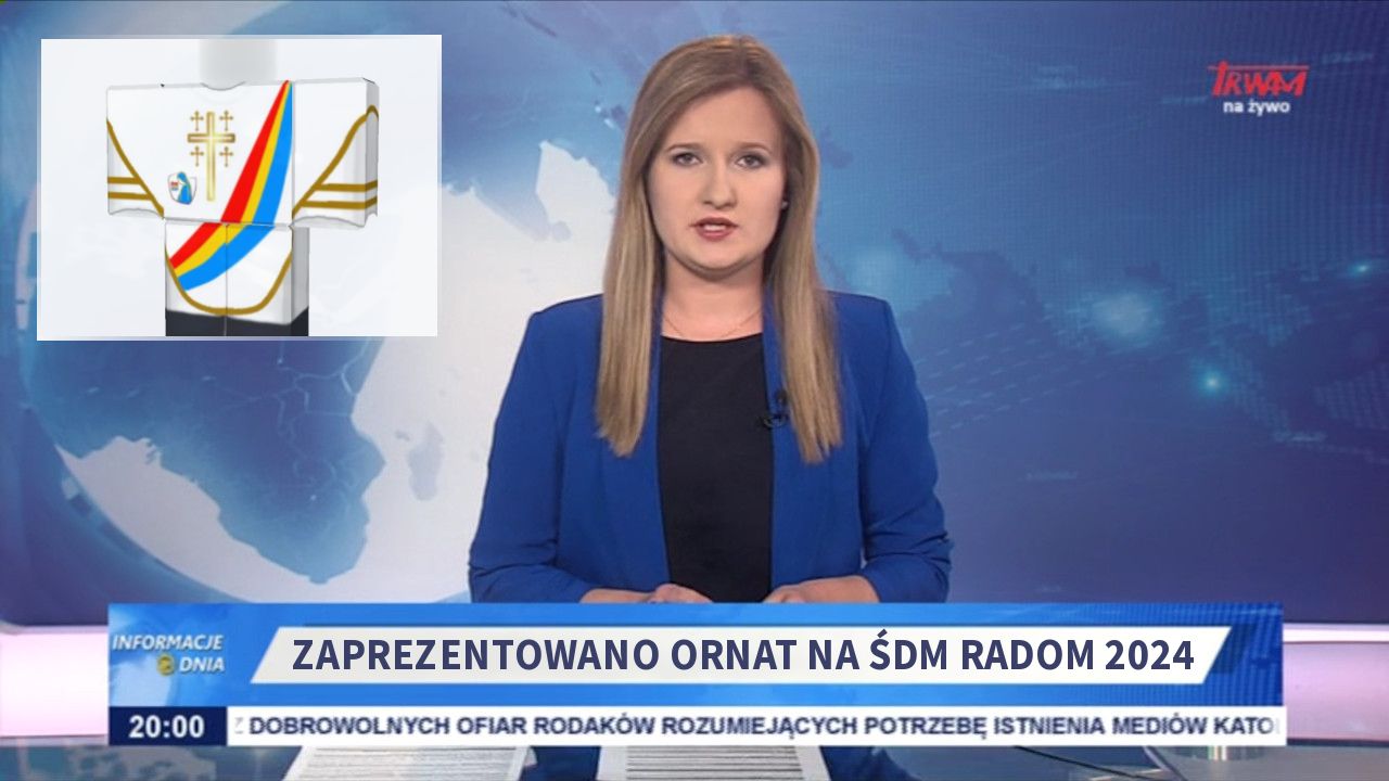 Zaprezentowano ornat na śdm Radom 2024