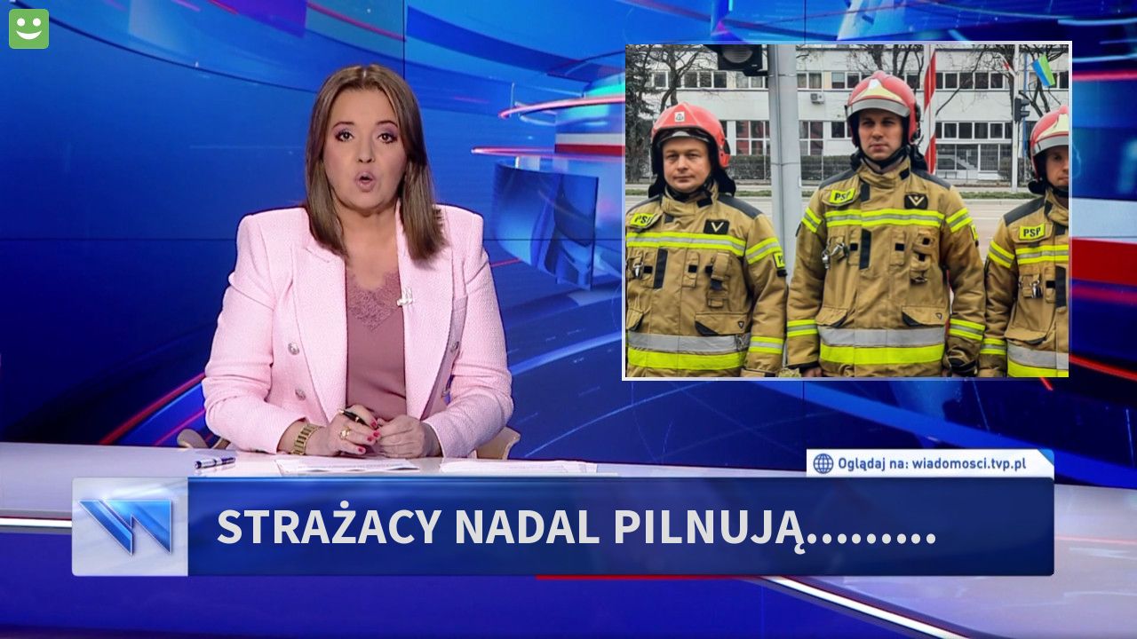 strażacy nadal pilnują.........