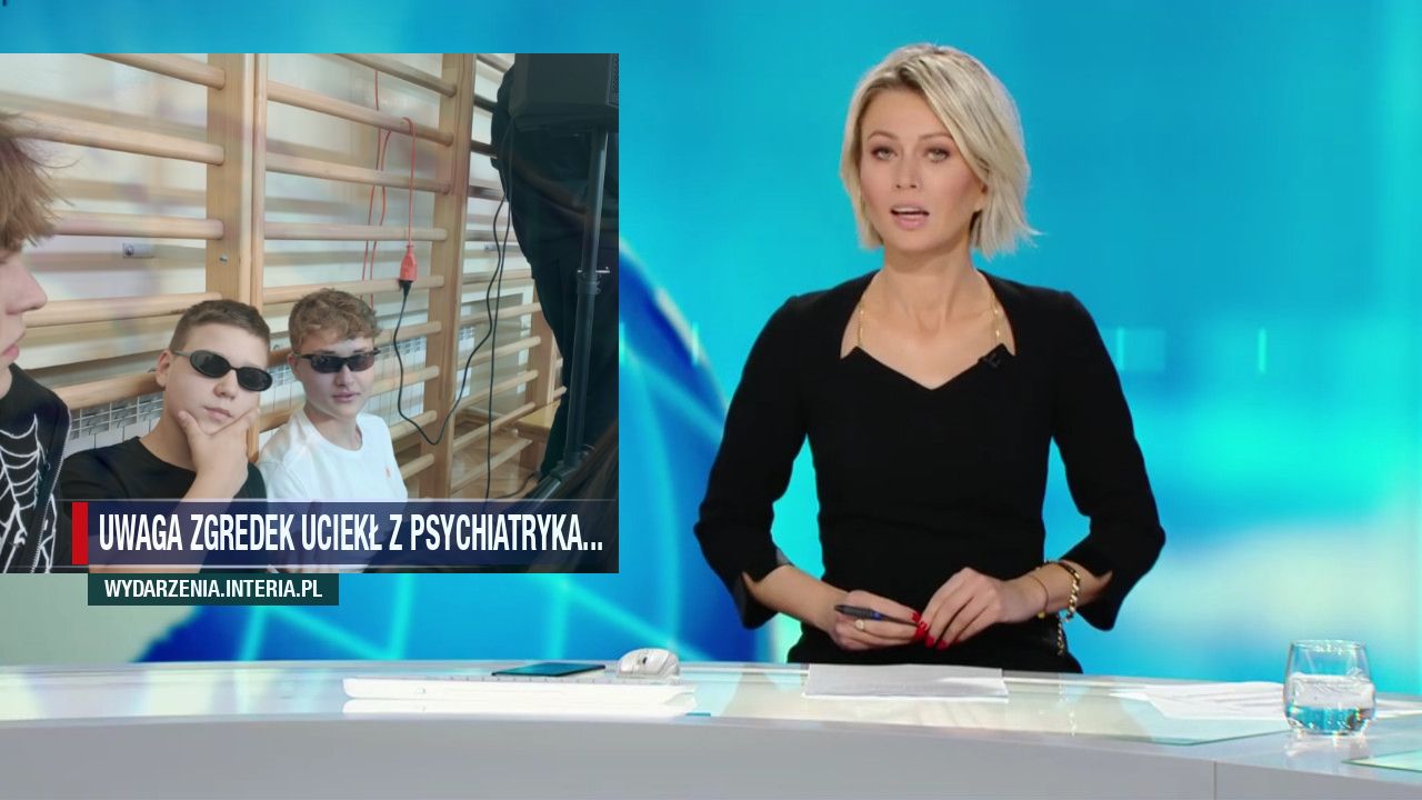 Uwaga zgredek uciekł z psychiatryka...