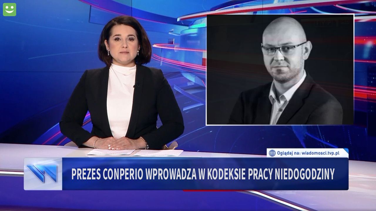 Prezes Conperio wprowadza w kodeksie pracy niedogodziny