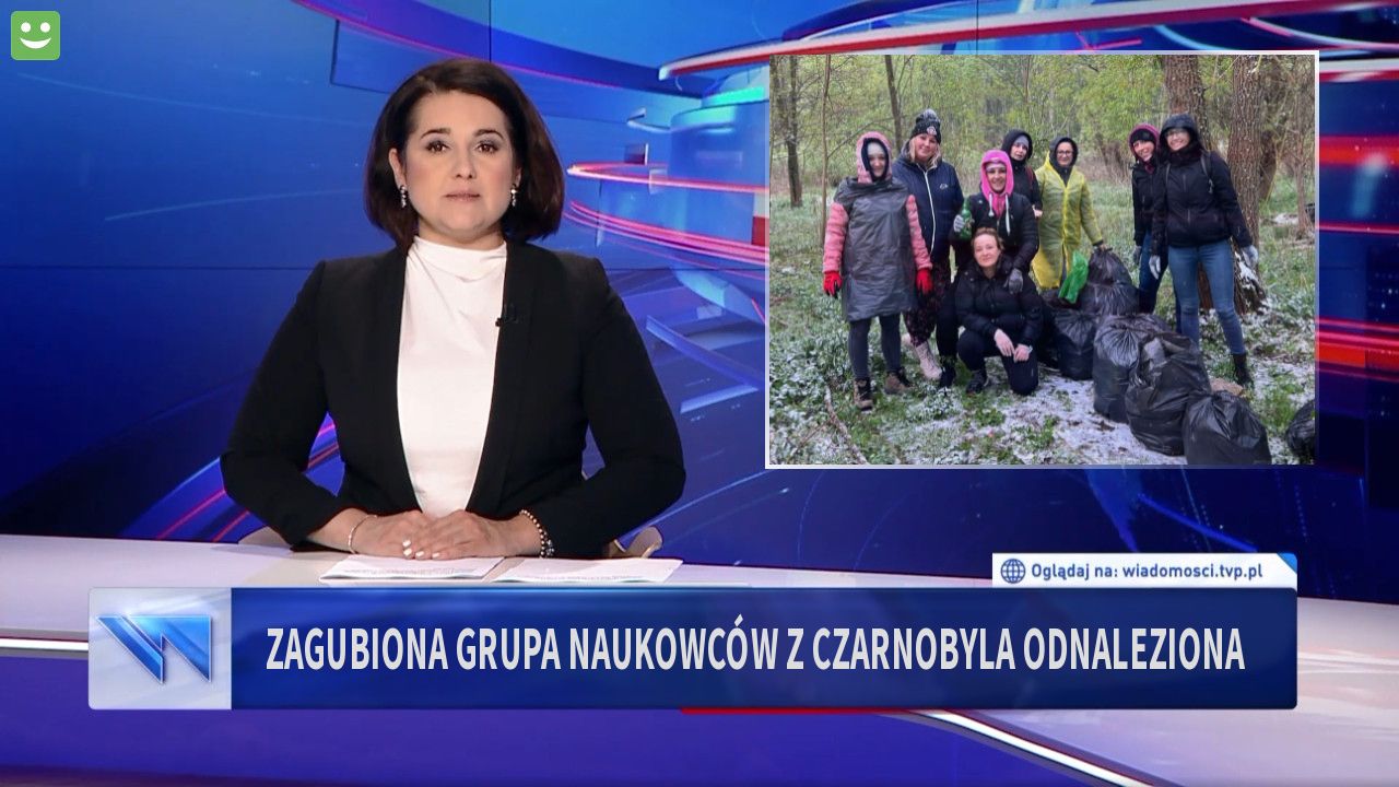 ZAGUBIONA GRUPA NAUKOWCÓW Z CZARNOBYLA ODNALEZIONA