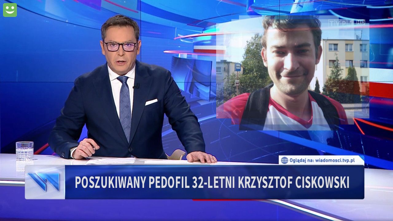 poszukiwany pedofil 32-letni Krzysztof ciskowski 