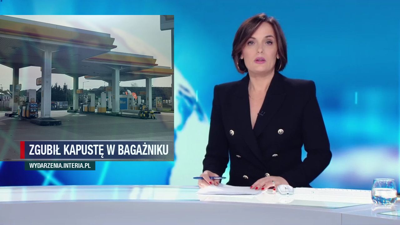 Zgubił kapustę w bagażniku 