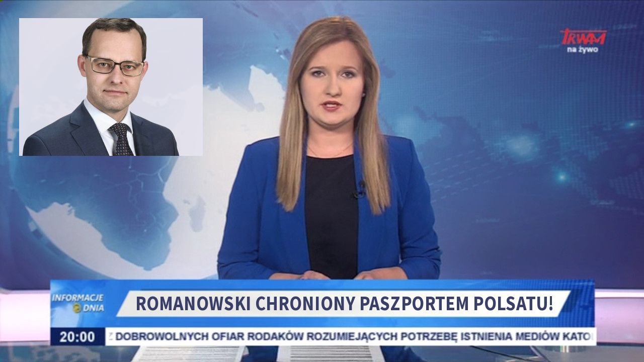 Romanowski chroniony paszportem Polsatu!