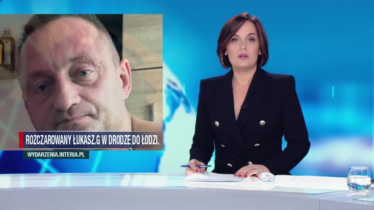 Rozczarowany Łukasz.G w drodze do Łodzi. 