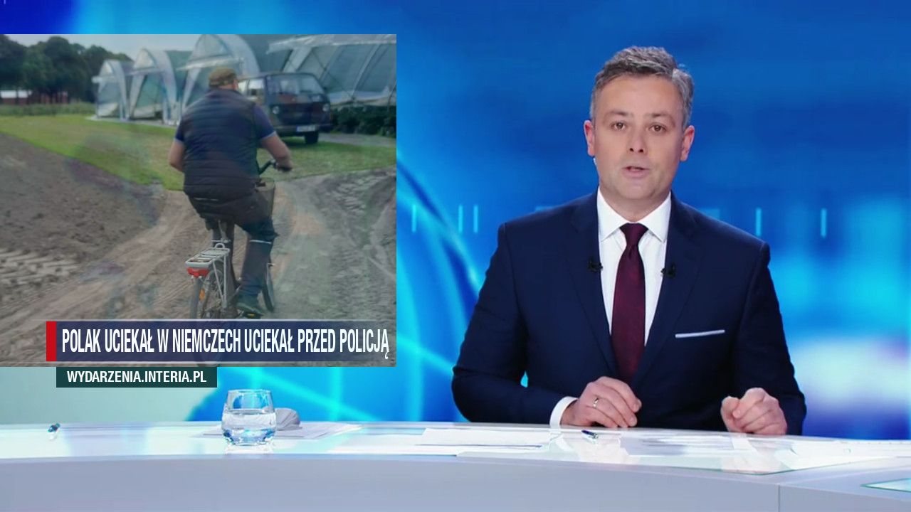 POLAK UCIEKAŁ W NIEMCZECH UCIEKAŁ PRZED POLICJĄ