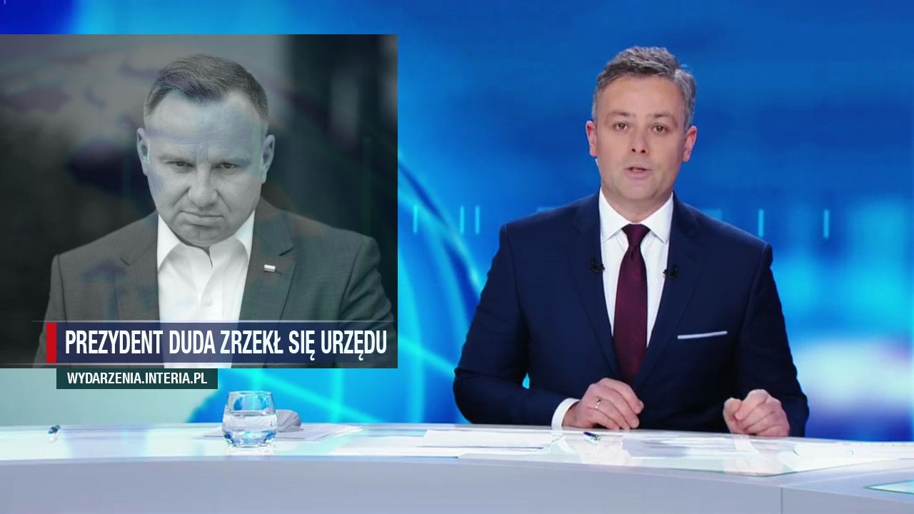 Prezydent Duda zrzekł się urzędu