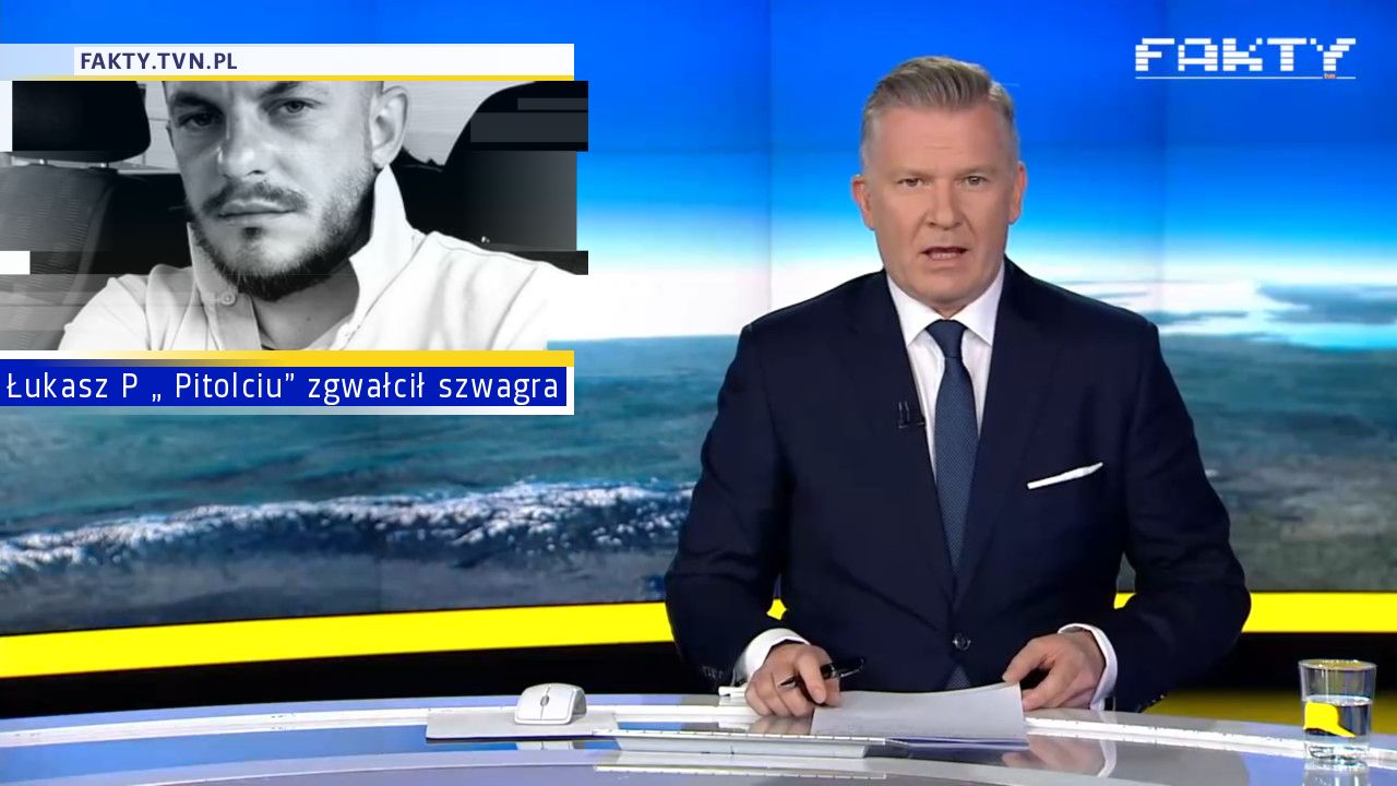 Łukasz P „ Pitolciu” zgwałcił  szwagra