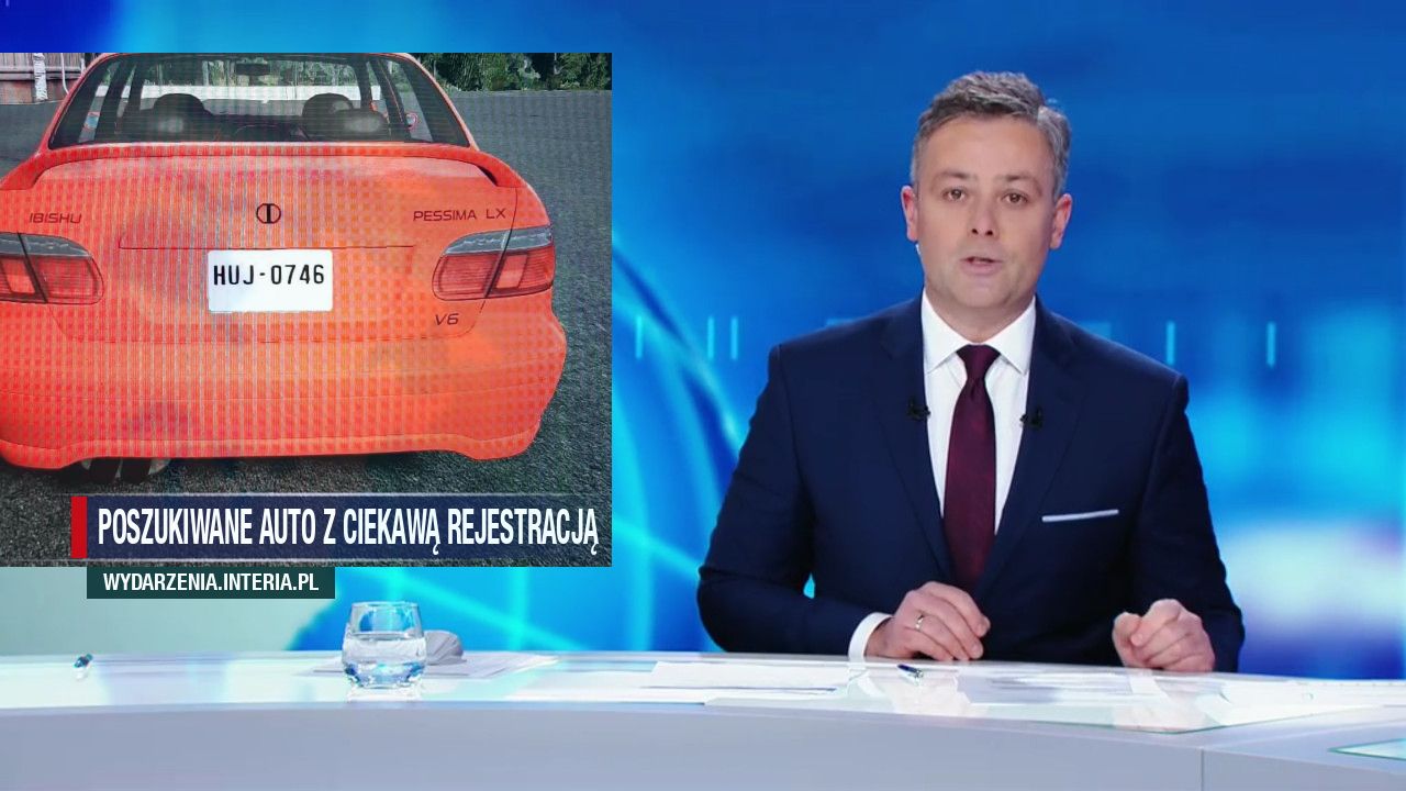 Poszukiwane auto z ciekawą rejestracją