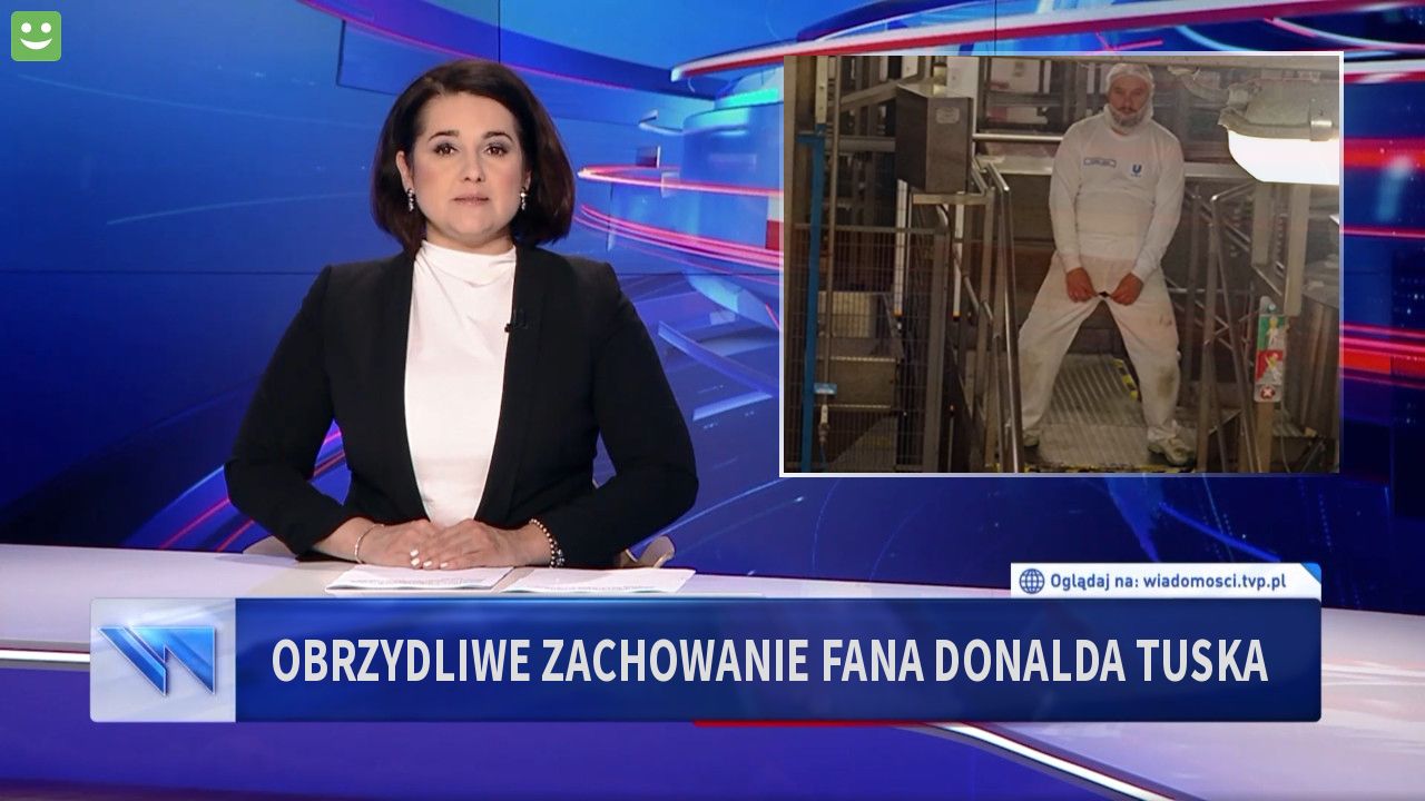 Obrzydliwe zachowanie fana Donalda Tuska 