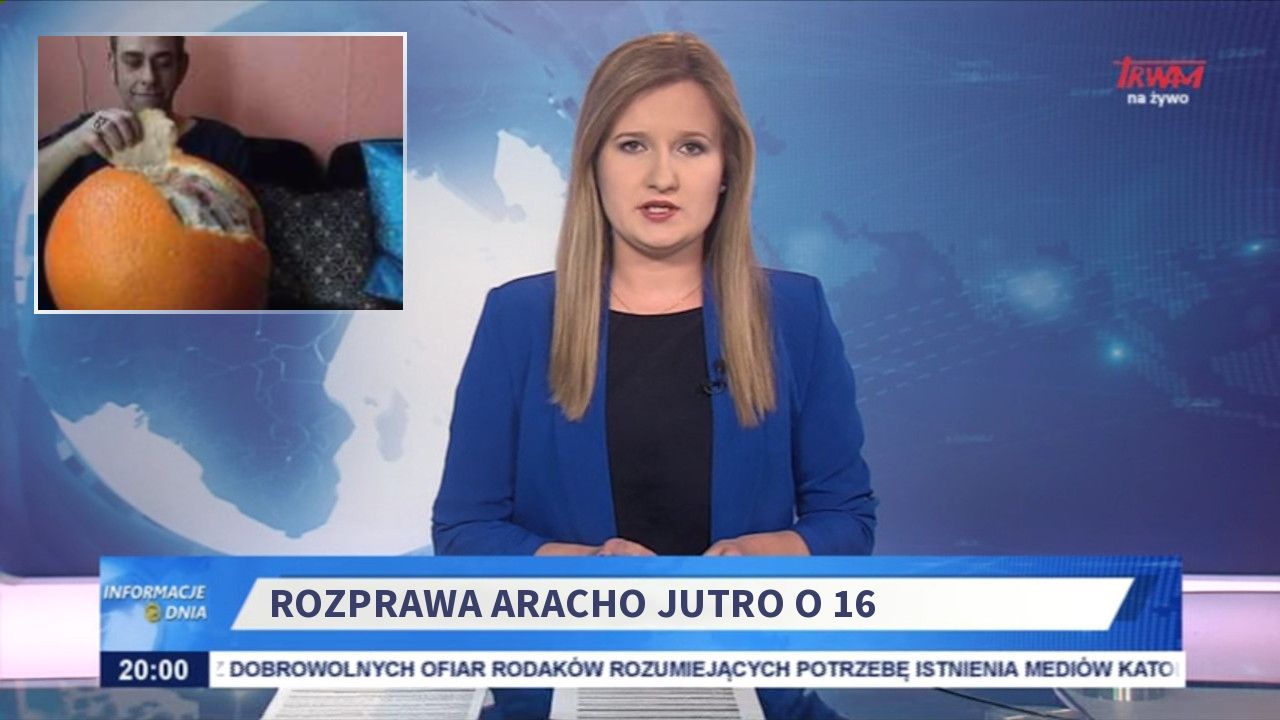 ROZPRAWA ARACHO JUTRO O 16