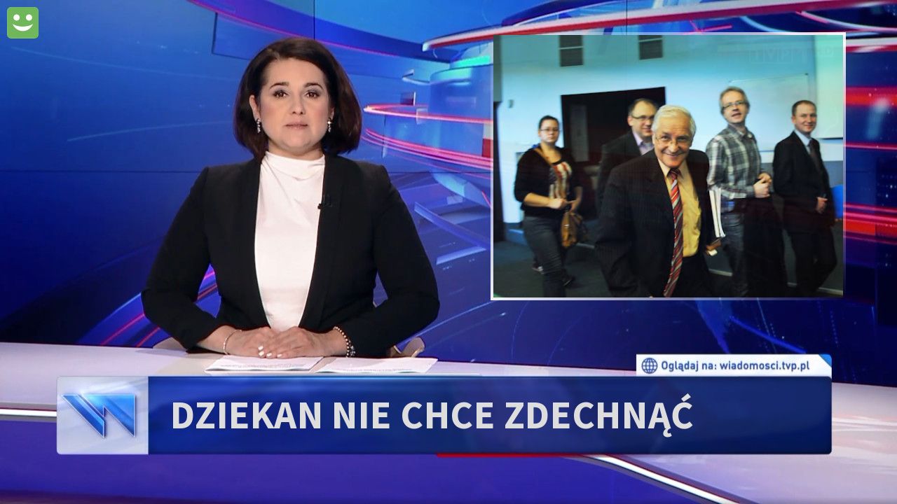 DZIEKAN NIE CHCE ZDECHNĄĆ