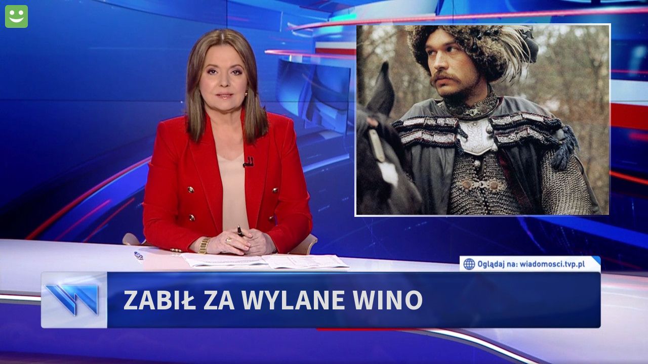 Zabił za wylane wino