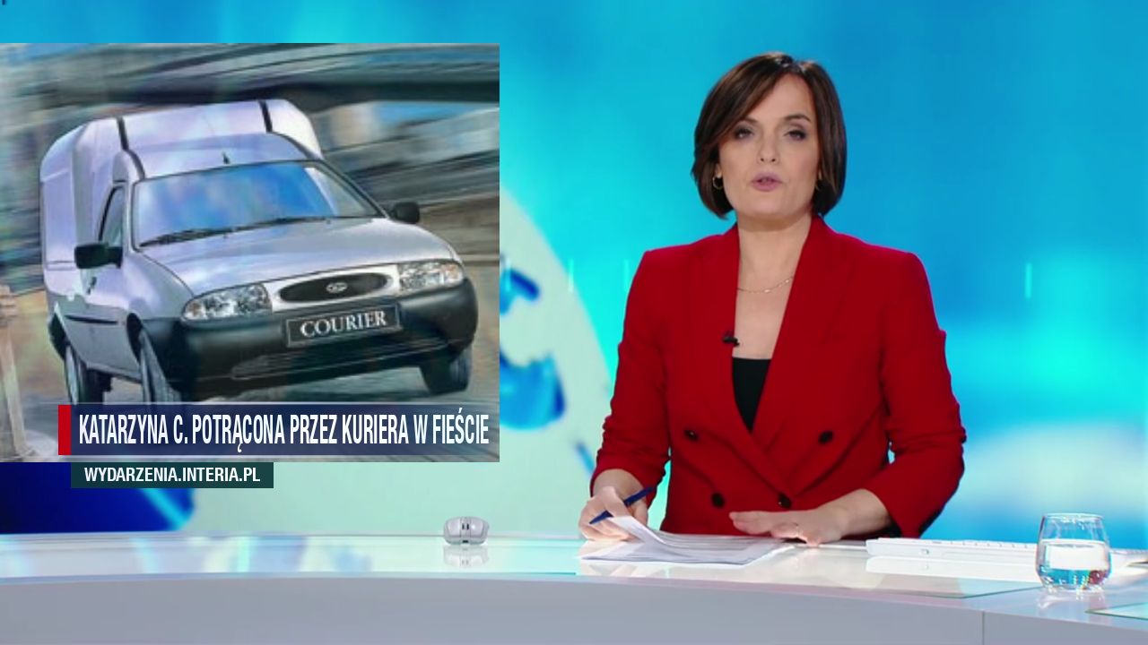 Katarzyna C. potrącona przez kuriera w fieście