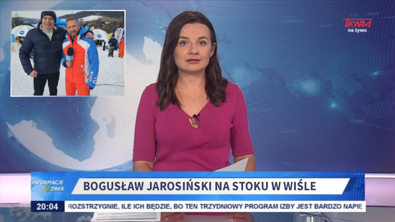 Bogusław Jarosiński na stoku w Wiśle 