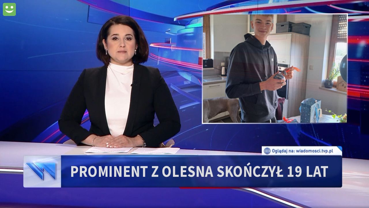 Prominent z Olesna skończył 19 LAT