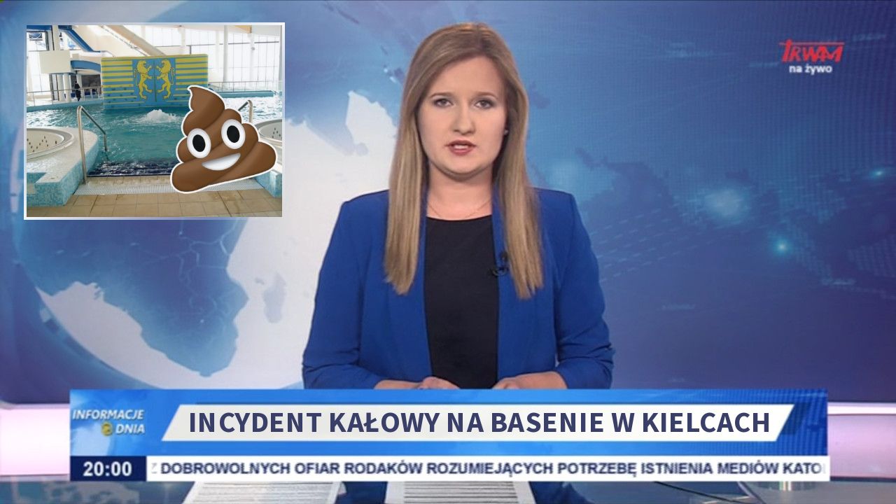 Incydent kałowy na basenie w Kielcach 