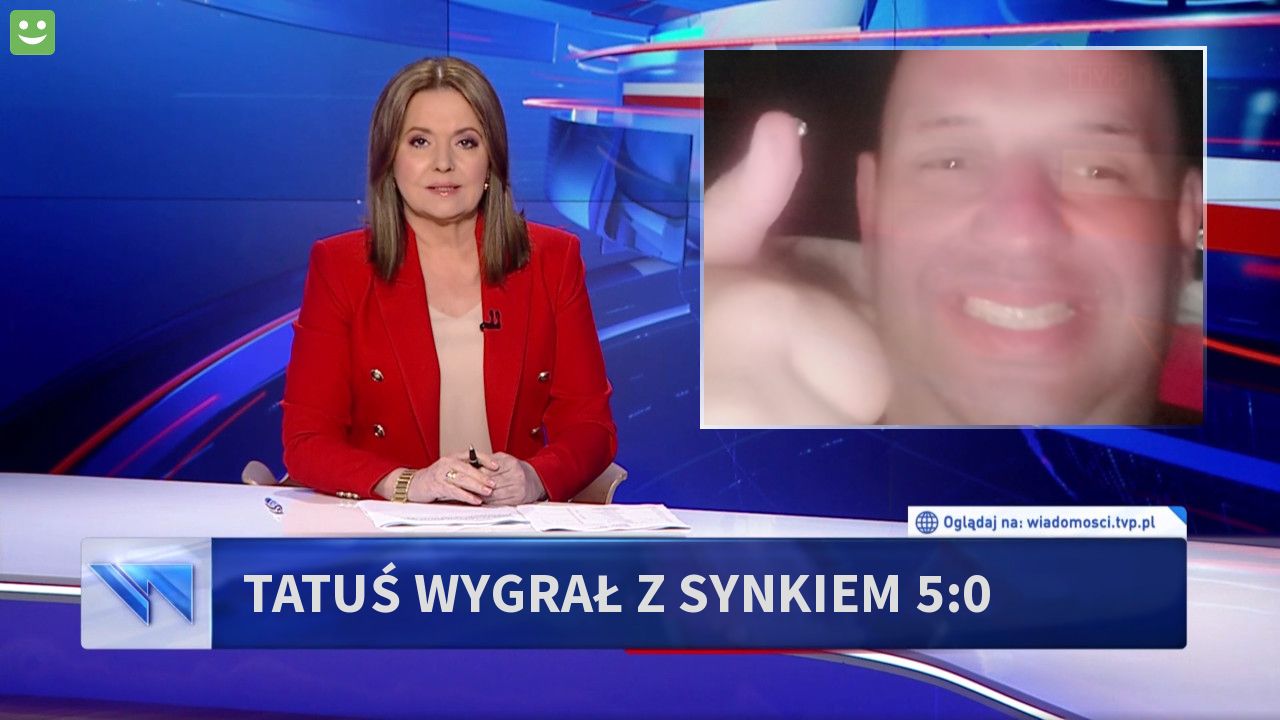 Tatuś wygrał z synkiem 5:0