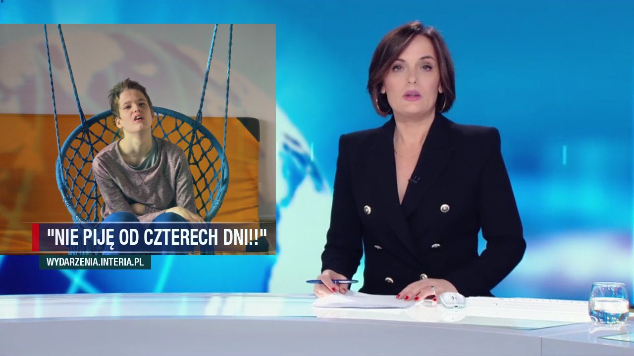 "Nie piję od czterech dni!!"