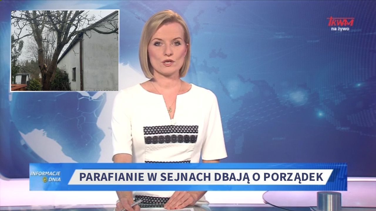 parafianie w sejnach dbają o porządek