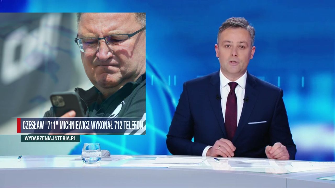 Czesław "711" Michniewicz wykonał 712 telefon