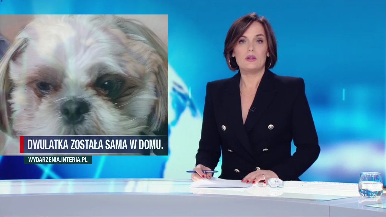 Dwulatka została sama w domu.