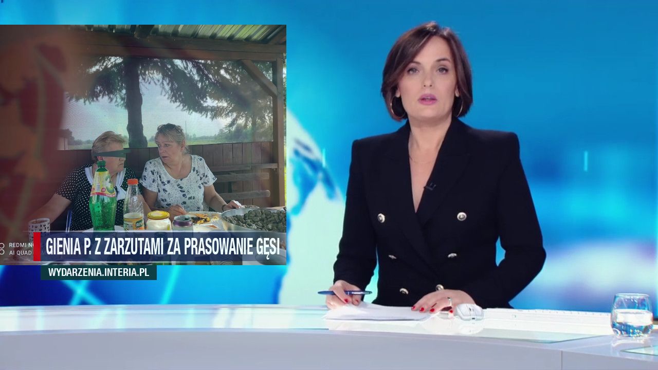 Gienia P. z zarzutami za prasowanie gęsi 