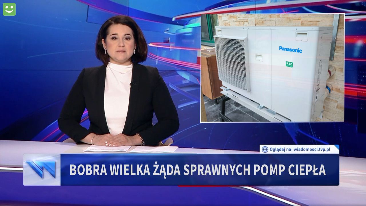 Bobra wielka żąda sprawnych pomp ciepła