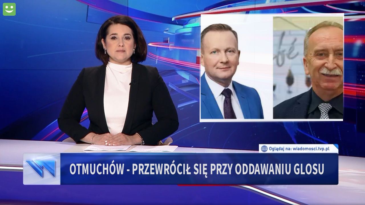 Otmuchów - przewrócił się przy oddawaniu glosu