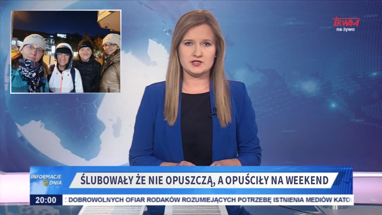 Ślubowały że nie opuszczą, a opuściły na weekend