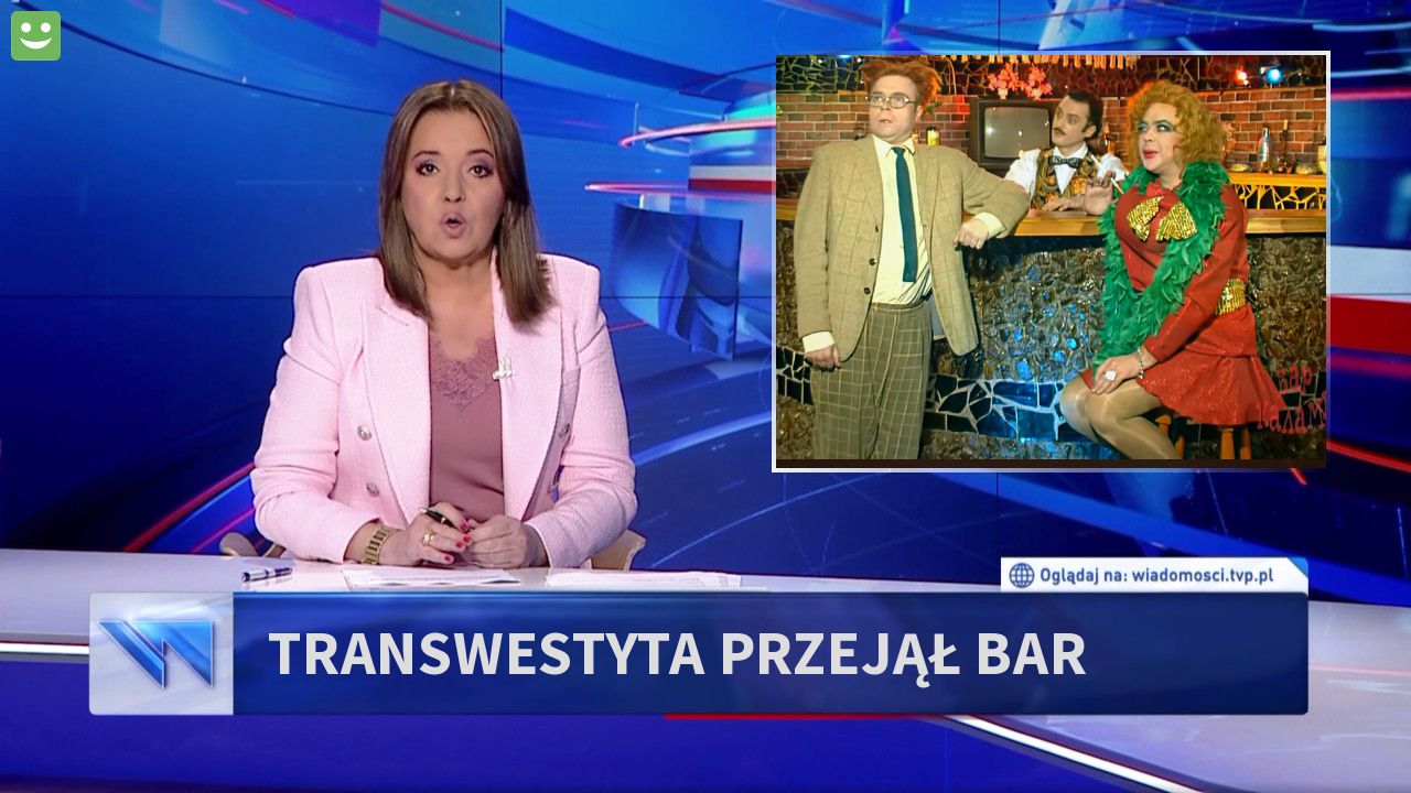 Transwestyta przejął bar