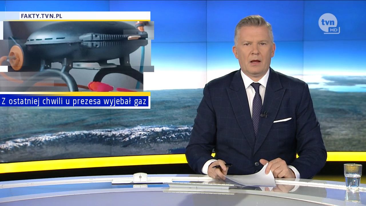 Z ostatniej chwili u prezesa wyjebał gaz 