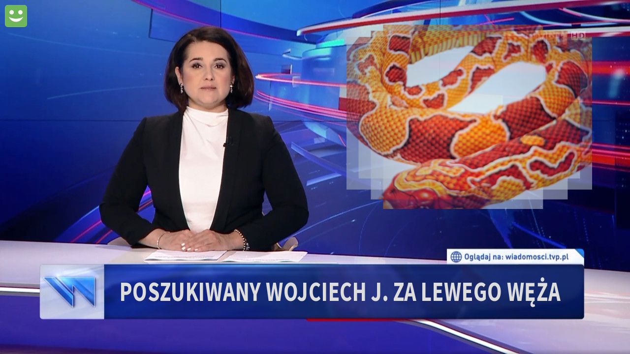 Poszukiwany wojciech j. Za lewego węża